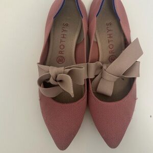 Rothy's Pink Women's Bow The Point Flats